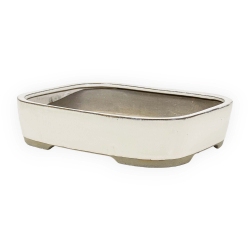 Vaso 31 cm rettangolare beige