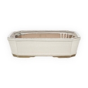 Vaso 27 cm nuvola beige