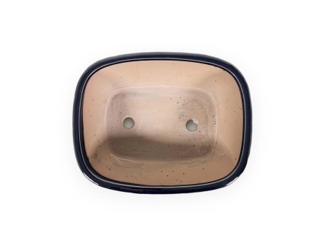 Pot 21 cm rectangular blue