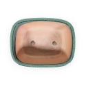 Pot 21 cm rectangulaire vert