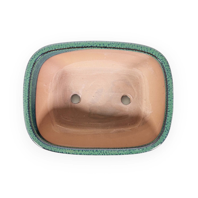 Pot 21 cm rectangulaire vert