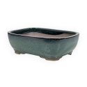 Pot 26 cm rectangulaire vert