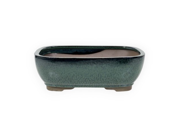 Pot 26 cm rectangular green
