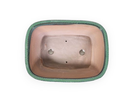 Vaso 26 cm rettangolare verde