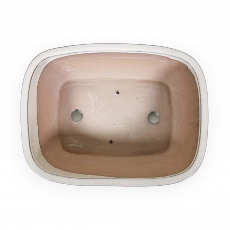 Pot 26 cm rectangular beige
