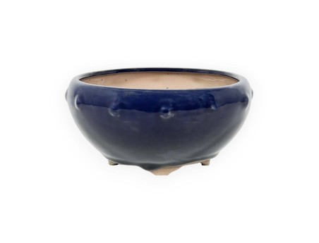 Vaso 21,5 cm tondo blu