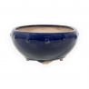Pot 21,5 cm round blue