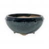 Pot 16 cm round green