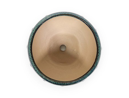 Pot 16 cm round green