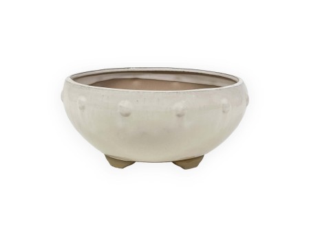 Vaso 16 cm tondo beige