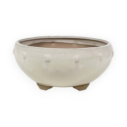 Vaso 21,5 cm tondo beige