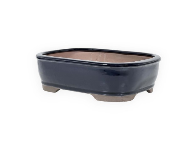 Pot 21,5 cm rectangulaire bleu 2