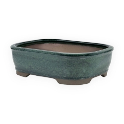 Vaso 21,5 cm rettangolare verde