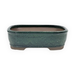 Vaso 21,5 cm rettangolare verde