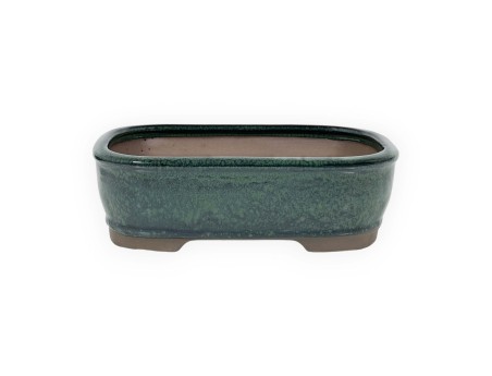 Vaso 21,5 cm rettangolare verde