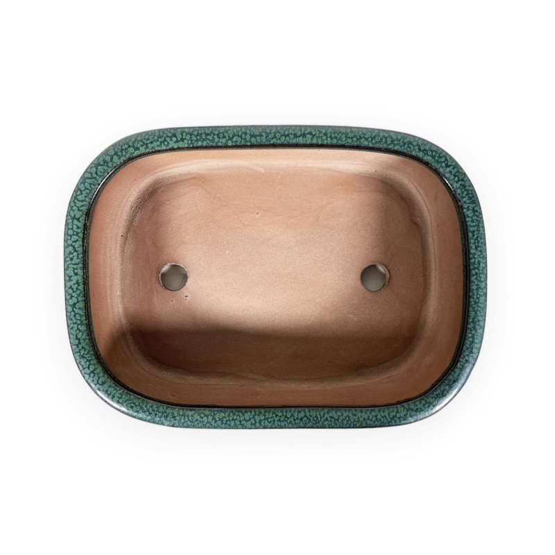 Pot 21,5 cm rectangulaire vert
