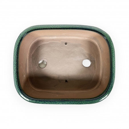 Pot 26 cm rectangular green