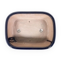 Pot 31,5 cm rectangulaire bleu