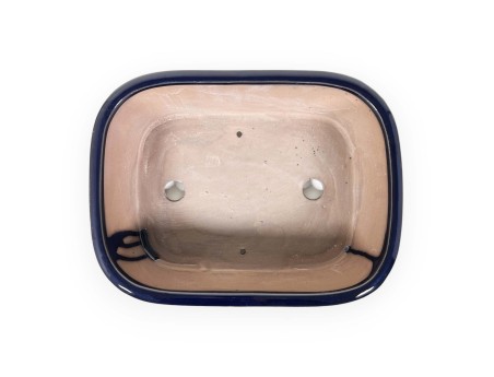 Pot 31,5 cm rectangular blue
