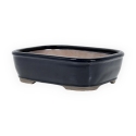 Pot 31,5 cm rectangular blue