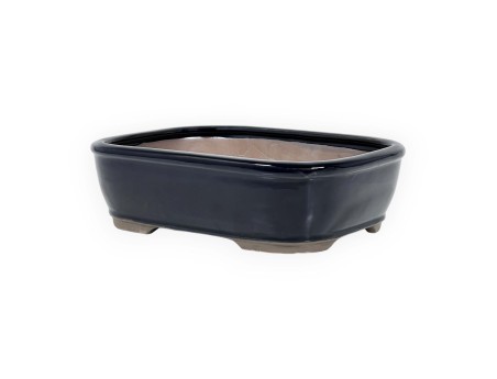 Vaso 31,5 cm rettangolare blu