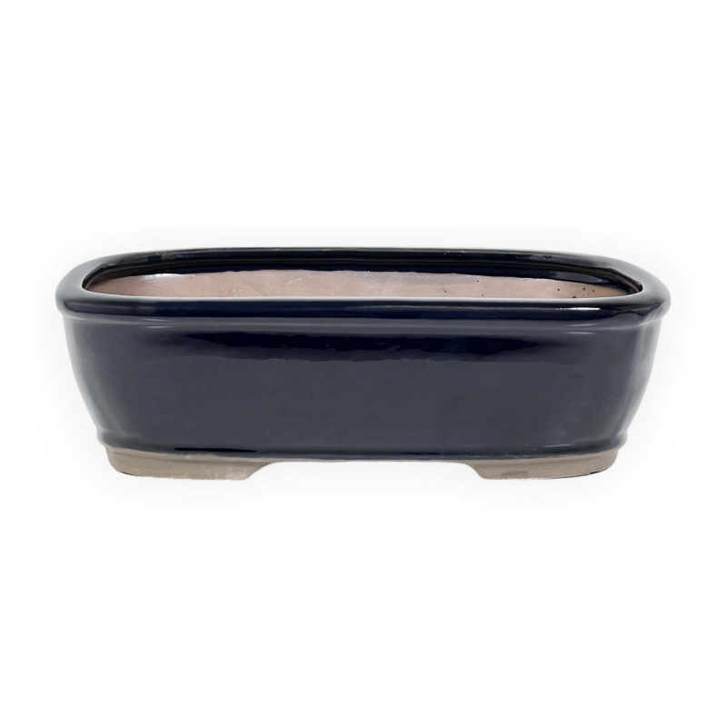 Pot 31,5 cm rectangulaire bleu