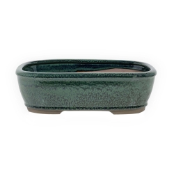 Pot 31,5 cm rectangular green