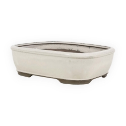 Vaso 31,5 cm rettangolare beige
