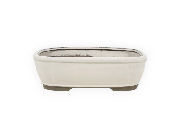 Pot 31,5 cm rectangulaire beige