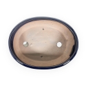 Vaso 26,5 cm ovale blu