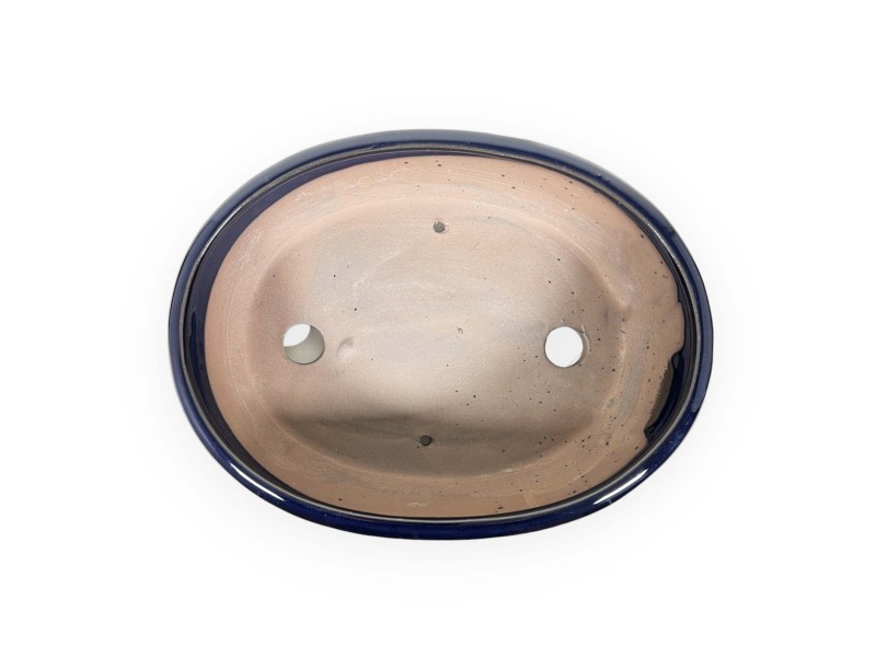 Pot 26,5 cm ovale bleu