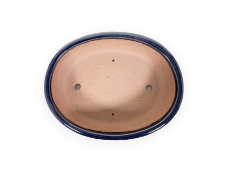 Pot 31,5 cm ovale bleu