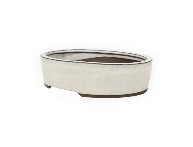 Pot 20,5 cm oval beige 2