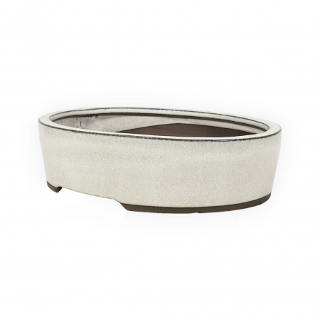 Pot 20,5 cm ovale beige