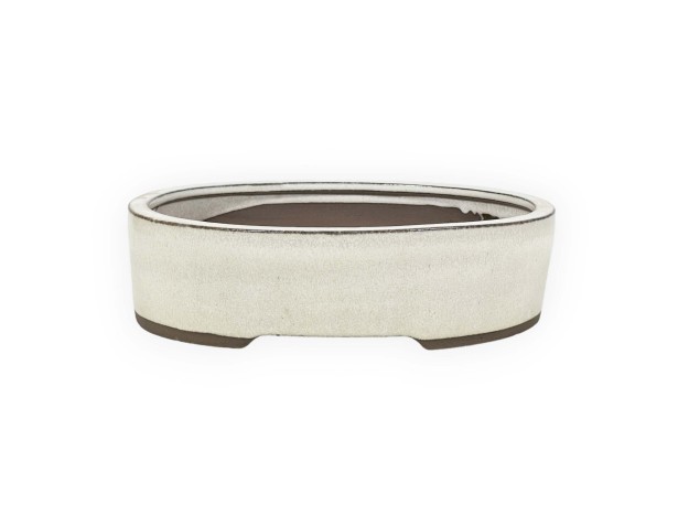 Pot 20,5 cm oval beige