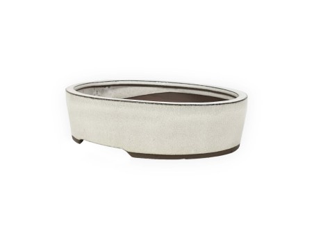 Pot 25 cm ovale beige