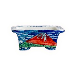 Pot  - Uematsu Tosui - Mont Fuji - 9 cm