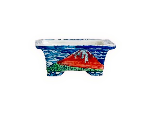 Uematsu Tosui pot - Mount Fuji - 9 cm