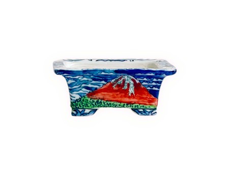 Uematsu Tosui pot - Mount Fuji - 9 cm