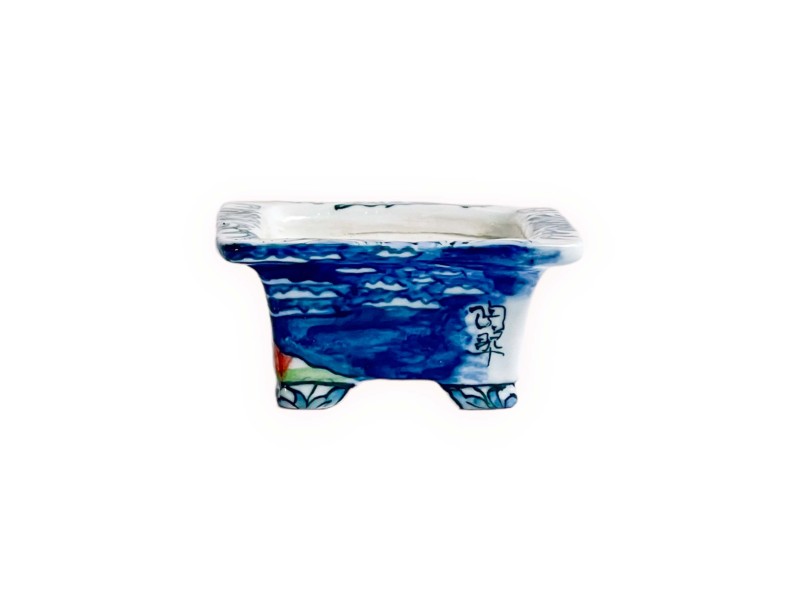 Uematsu Tosui pot - Mount Fuji - 9 cm