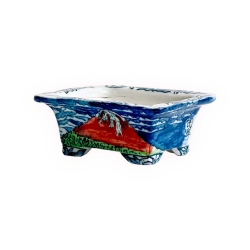 Vaso - Uematsu Tosui - Monte Fuji - 9 cm