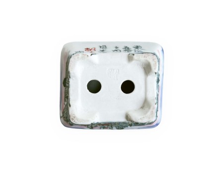 Uematsu Tosui pot - The city in the early morning - 9 cm