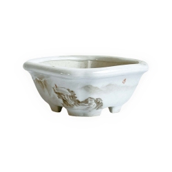 Vaso quadrato - Scogliera - 8 cm