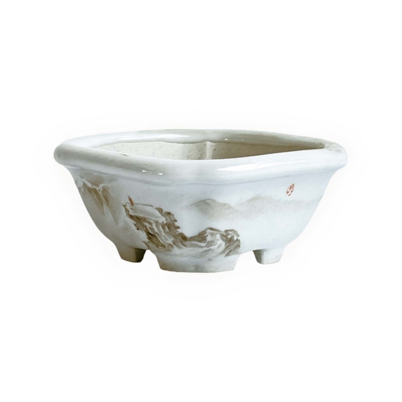 Vaso quadrato - Scogliera - 8 cm