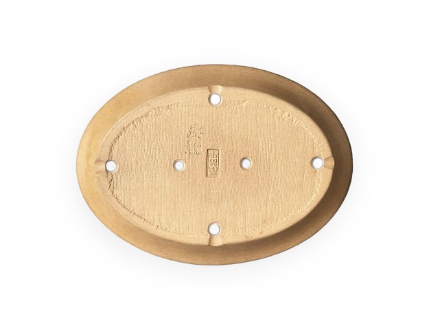 Tokoname – Maruhei – 40,5 cm, ovale Steingutschale 2