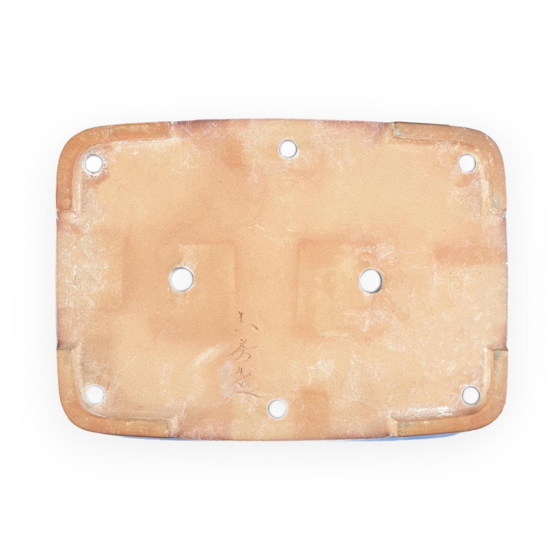 Tokoname - Yamafusa - 47 cm rectangulaire bleu clair