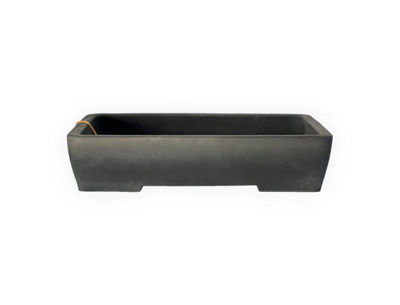 Tokoname - Suisho-en - Grès rectangulaire de 41 cm