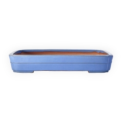 Tokoname - Yamafusa - 43 cm rettangolare azzurro