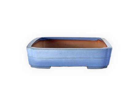 Tokoname – Yamafusa – 43 cm, rechteckig, hellblau
