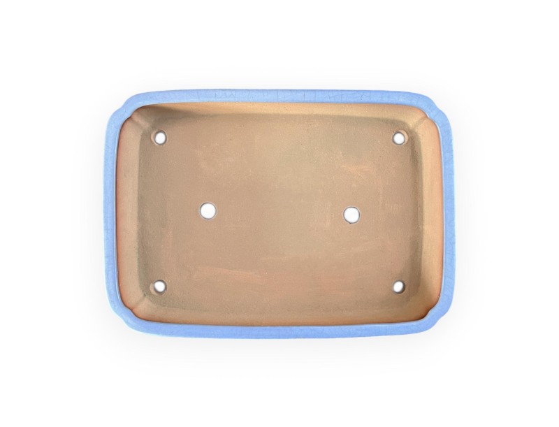 Tokoname - Yamafusa - 43 cm rectangulaire bleu clair